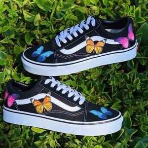 black butterfly vans